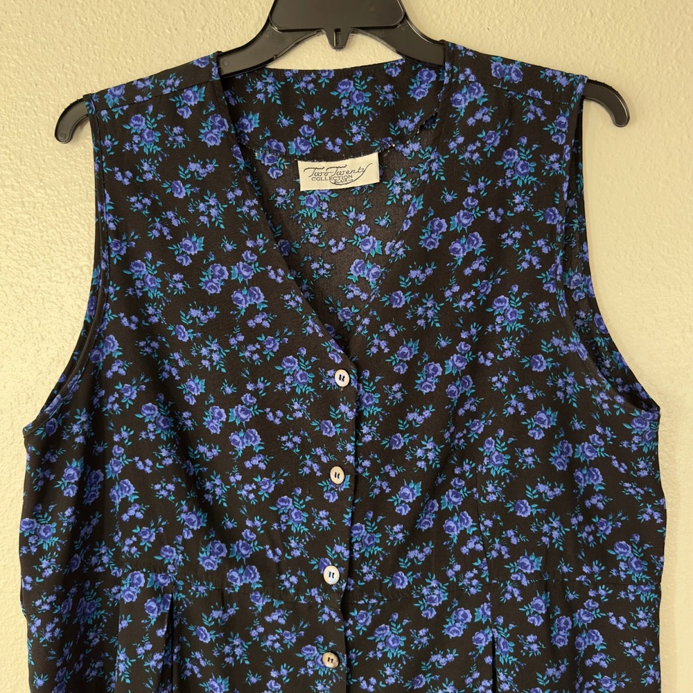 Vtg Two-Twenty Collection Blair Womens L Dress Jumper Y2K Cottagecore Feminine - Picture 14 of 14
